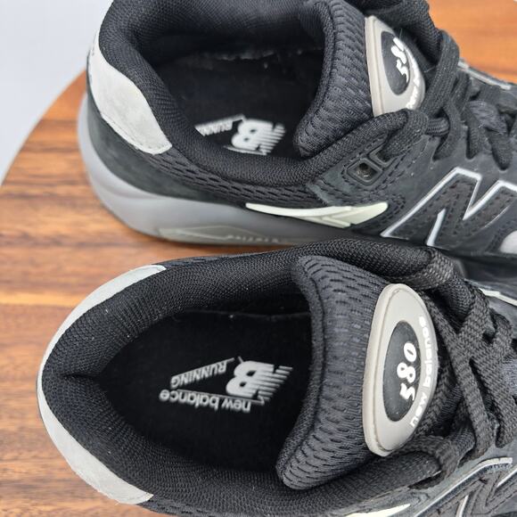New Balance 580 Shoes Mens 6 / Womens 7.5 D Black Gray Suede Athletic Sneakers main image 8